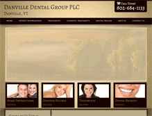 Tablet Screenshot of danvilledentalgroup.com